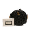 Gucci Mini GG Marmont Matelasse Leather Round Crossbody Secondhand