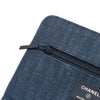 Chanel Denim and Velvet Wallet On Chain Secondhand