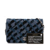 Chanel Denim and Velvet Wallet On Chain Secondhand