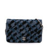 Chanel Denim and Velvet Wallet On Chain Secondhand