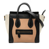 Celine Nano Tricolor Leather Luggage Tote Secondhand