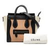 Celine Nano Tricolor Leather Luggage Tote Secondhand