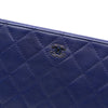 Chanel CC Quilted Lambskin Double Zip Pouch Secondhand