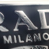 Prada Mini Saffiano Trimmed Tessuto Drawstring Vela Backpack Secondhand