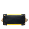Secondhand Celine Micro Tricolor Calfskin and Suede Luggage Tote