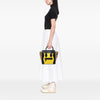 Secondhand Celine Micro Tricolor Calfskin and Suede Luggage Tote