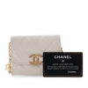 Chanel Quilted Caviar Card Holder on Chain Secondhand