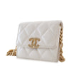 Chanel Quilted Caviar Card Holder on Chain Secondhand
