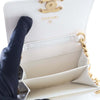Chanel Quilted Caviar Card Holder on Chain Secondhand