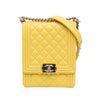 Chanel Quilted Lambskin North South Boy Flap Secondhand