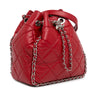 Chanel Aged Calfskin Chain Around Drawstring Bucket Secondhand