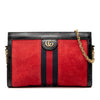 Gucci Small Suede Web Ophidia Chain Crossbody Secondhand