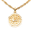 Chanel CC Gold Plated Centaur Medallion Pendant Necklace Secondhand