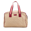 Gucci GG Canvas Web Travel Bag Secondhand
