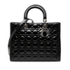 Dior Large Patent Cannage Lady Dior Secondhand