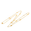 Chanel CC Gold Plated Medallion Station Necklace Secondhand