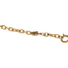 Chanel CC Gold Plated Medallion Station Necklace Secondhand