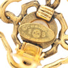 Chanel CC Gold Plated Faux Pearl Chain Link Clip On Earrings Secondhand