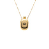 Gucci Gold Plated Perfume Bottle Pendant Necklace Secondhand