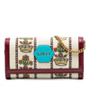 Gucci Canvas 100 Centennial Floral Crown Wallet On Chain Secondhand