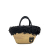 Miu Miu Raffia Basket Tote Secondhand