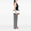 Balenciaga M Canvas Navy Clip Clutch Secondhand