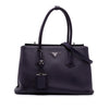 Prada Saffiano Cuir Turnlock Twin Satchel Secondhand