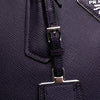 Prada Saffiano Cuir Turnlock Twin Satchel Secondhand