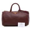 Prada Vitello Daino Zip Top Satchel Secondhand