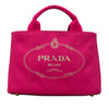 Prada Small Canvas Canapa Logo Tote Secondhand