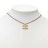 Chanel CC Gold Plated Star Cutout Pendant Necklace Secondhand