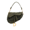 Dior Canvas Embroidered Camouflage Saddle Bag Secondhand