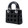 Dior Mini Satin Cannage Crystal Embellished Lady Dior Secondhand