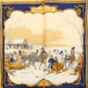 Hermès Les Plaisirs du Froid Silk Scarf 90 Secondhand
