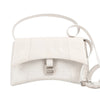 Balenciaga Hourglass Mock Croc Shoulder bag in White 671355 Secondhand