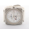 Bell & Ross BR01-97SD 018 SS & Rubber AT Watch with White Shell Dial Secondhand
