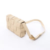 Bottega Veneta Cassette Maxi Intrecciato Leather Crossbody Bag in Beige Secondhand