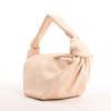 BOTTEGA VENETA Double Knot Mini Leather Handbag in Pink Secondhand