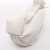 BOTTEGA VENETA Double Knot Mini Leather Handbag in White Secondhand