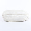 Bottega Veneta Intrecciato Hobo Leather Shoulder bag in White Secondhand