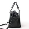 Bottega Veneta Intrecciato Leather 2Way Handbag in Black Secondhand