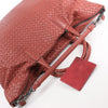 Bottega Veneta Intrecciato Leather Handbag in Dusty Red Secondhand