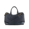 Bottega Veneta Intrecciato Leather 2Way Handbag in Navy Blue 194403 Secondhand