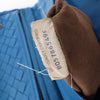 BOTTEGA VENETA Intrecciato Leather Chain Crossbody Bag in Blue Secondhand