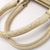 Bottega Veneta Montaigne  Intrecciato Leather Shoulder Bag in Beige 173398 Secondhand
