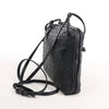 Bottega Veneta Nodini Intrecciato Leather Crossbody Bag in Black Secondhand