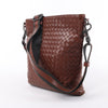 Bottega Veneta Nappa Intrecciato VN Crossbody Messenger Bag in Brown Secondhand