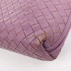 Bottega Veneta Nodini Intrecciato Leather Crossbody Bag in Purple Secondhand