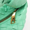 Bottega Veneta Intrecciato Mini Jodie Leather Handbag in Green Secondhand
