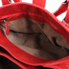 Bottega Veneta Intrecciato Roma Leather Handbag in Red Secondhand